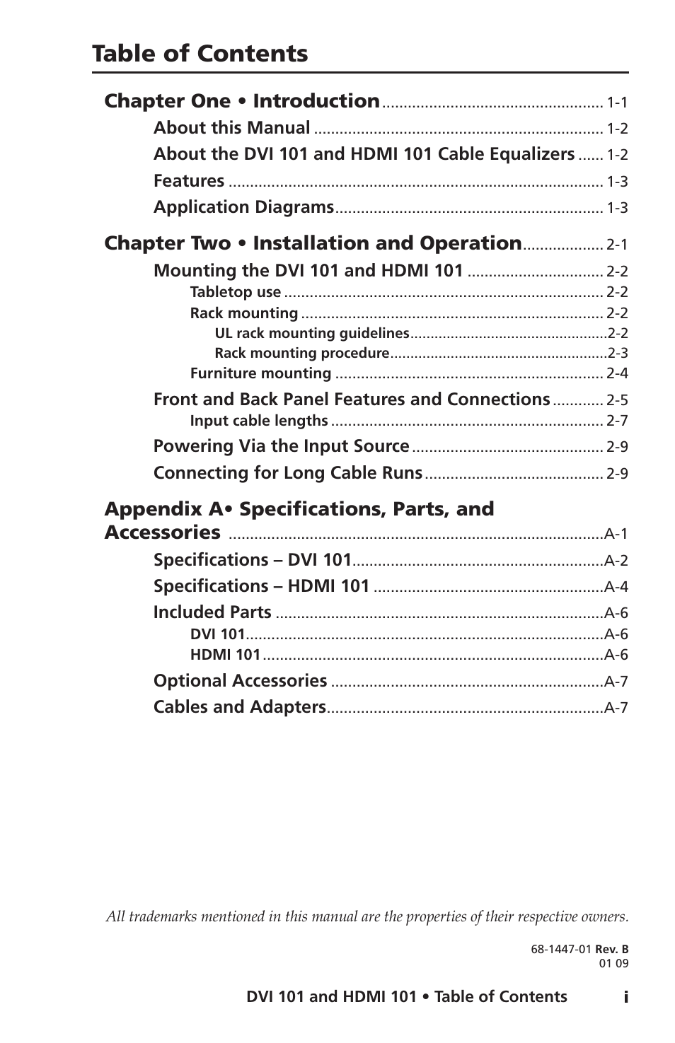 Extron Electronics HDMI 101 User Manual | Page 5 / 30