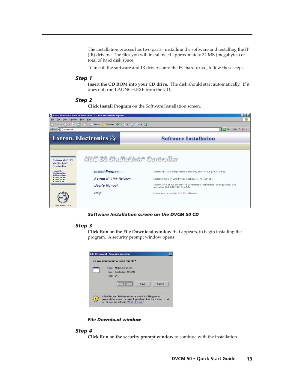 Preliminar y | Extron Electronics DVCM 50 Quick Start Guide User Manual | Page 15 / 18