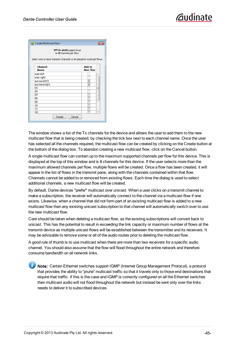 Extron Electronics Dante Controller User Manual | Page 45 / 55