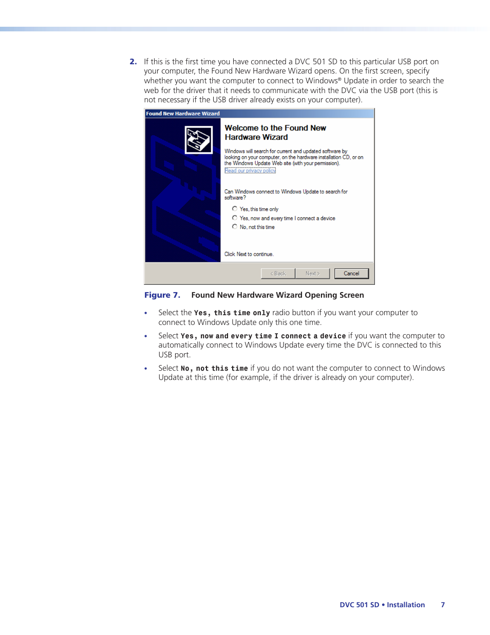 Extron Electronics DVC 501 SD User Guide User Manual | Page 13 / 38