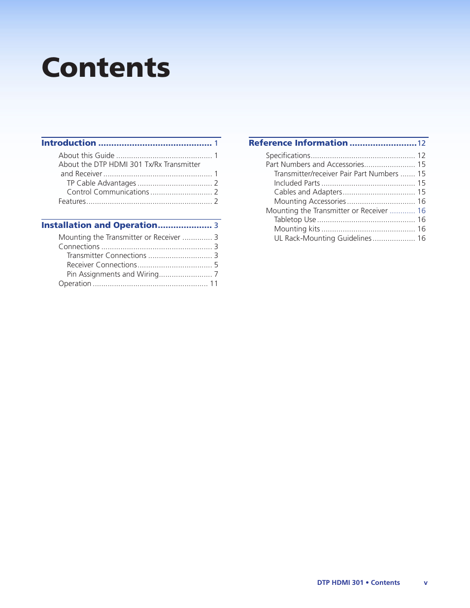 Extron Electronics DTP HDMI 301 User Guide User Manual | Page 5 / 23