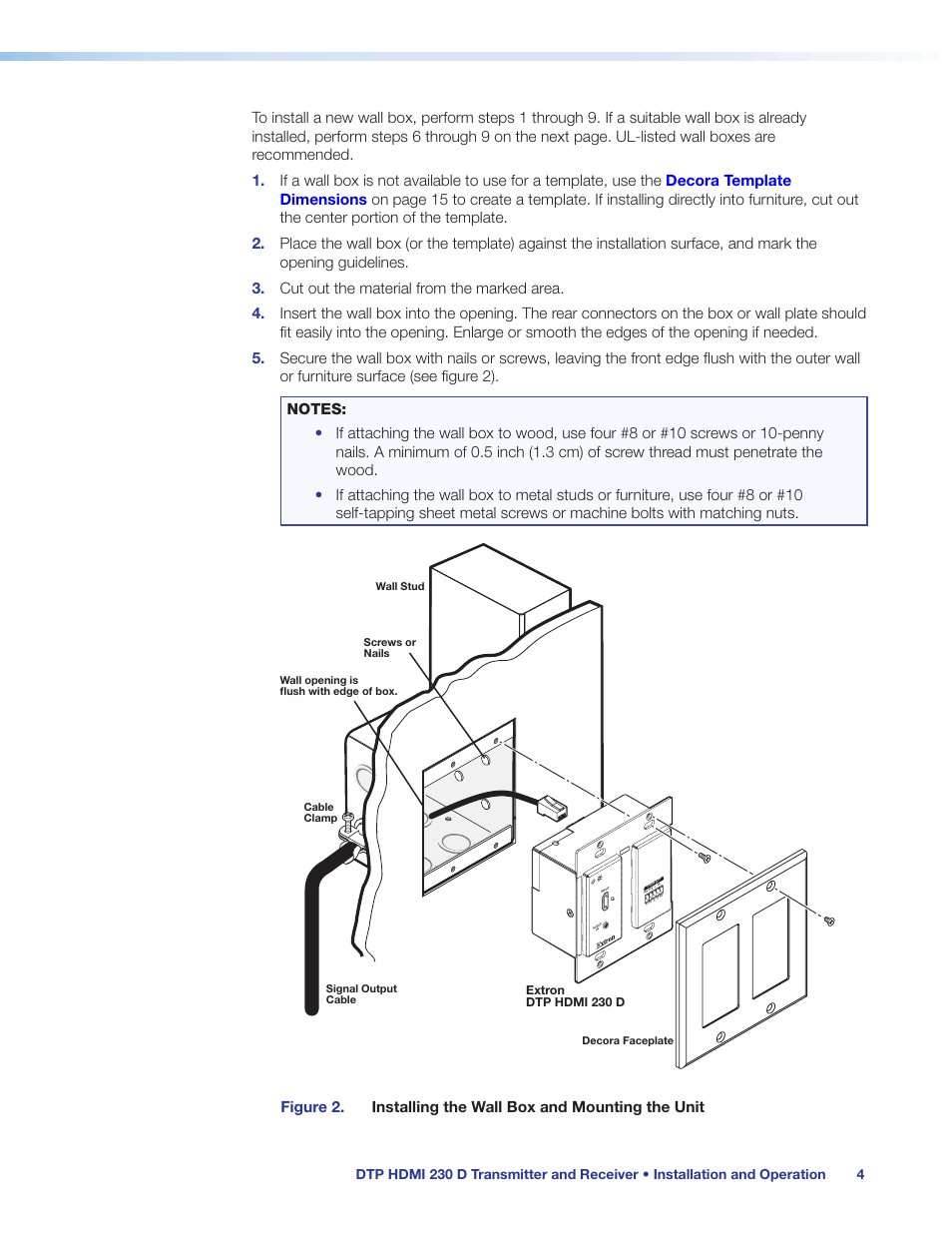Extron Electronics DTP HDMI 230 D User Guide User Manual | Page 10 / 22