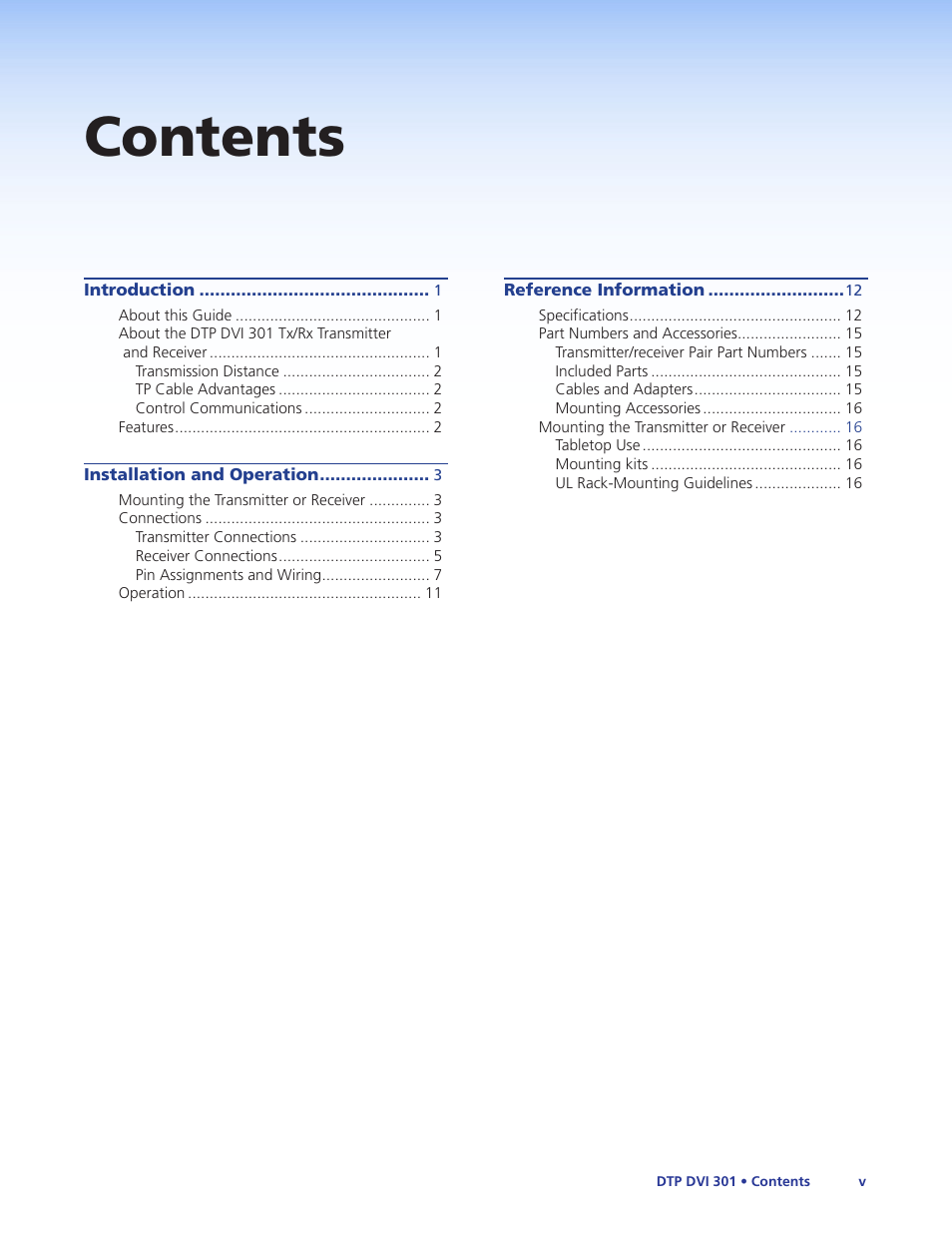 Extron Electronics DTP DVI 301 User Guide User Manual | Page 5 / 23