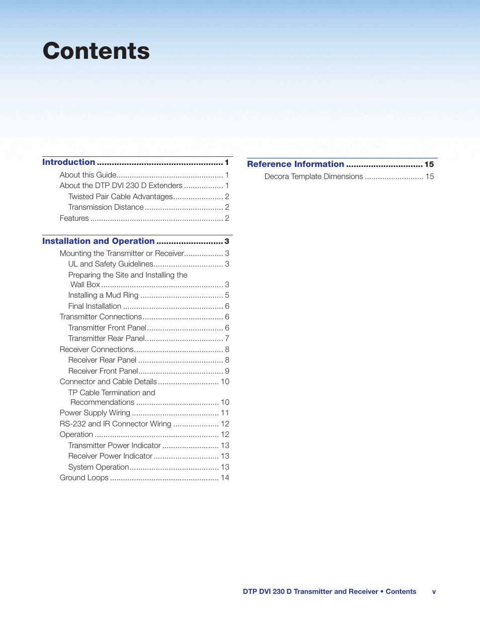 Extron Electronics DTP DVI 230 D User Guide User Manual | Page 5 / 22