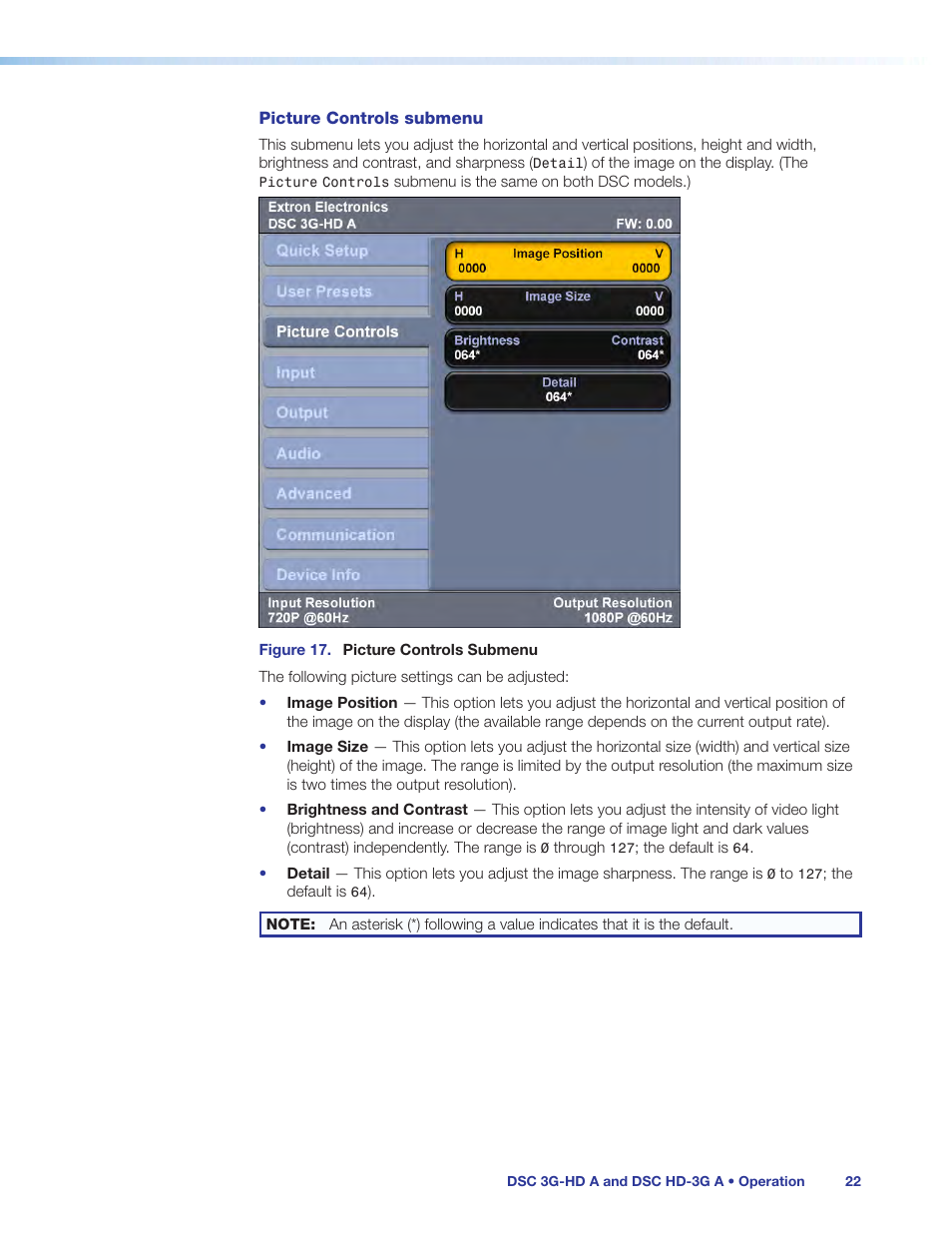 Extron Electronics DSC HD-3G A User Guide User Manual | Page 28 / 74