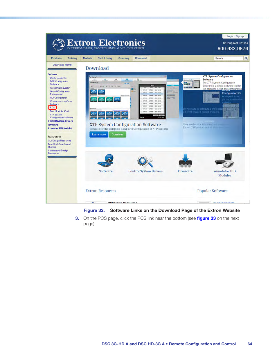Extron Electronics DSC HD-3G A User Guide User Manual | Page 70 / 74