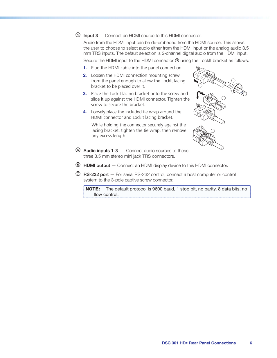 Extron Electronics DSC 301 HD User Guide User Manual | Page 12 / 44