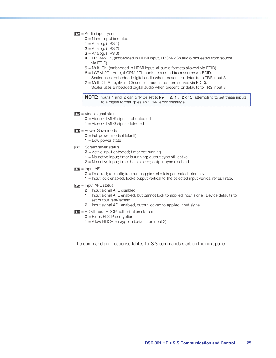Extron Electronics DSC 301 HD User Guide User Manual | Page 31 / 44