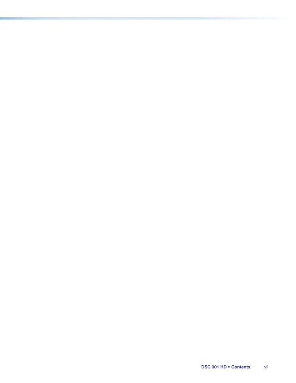 Extron Electronics DSC 301 HD User Guide User Manual | Page 6 / 44