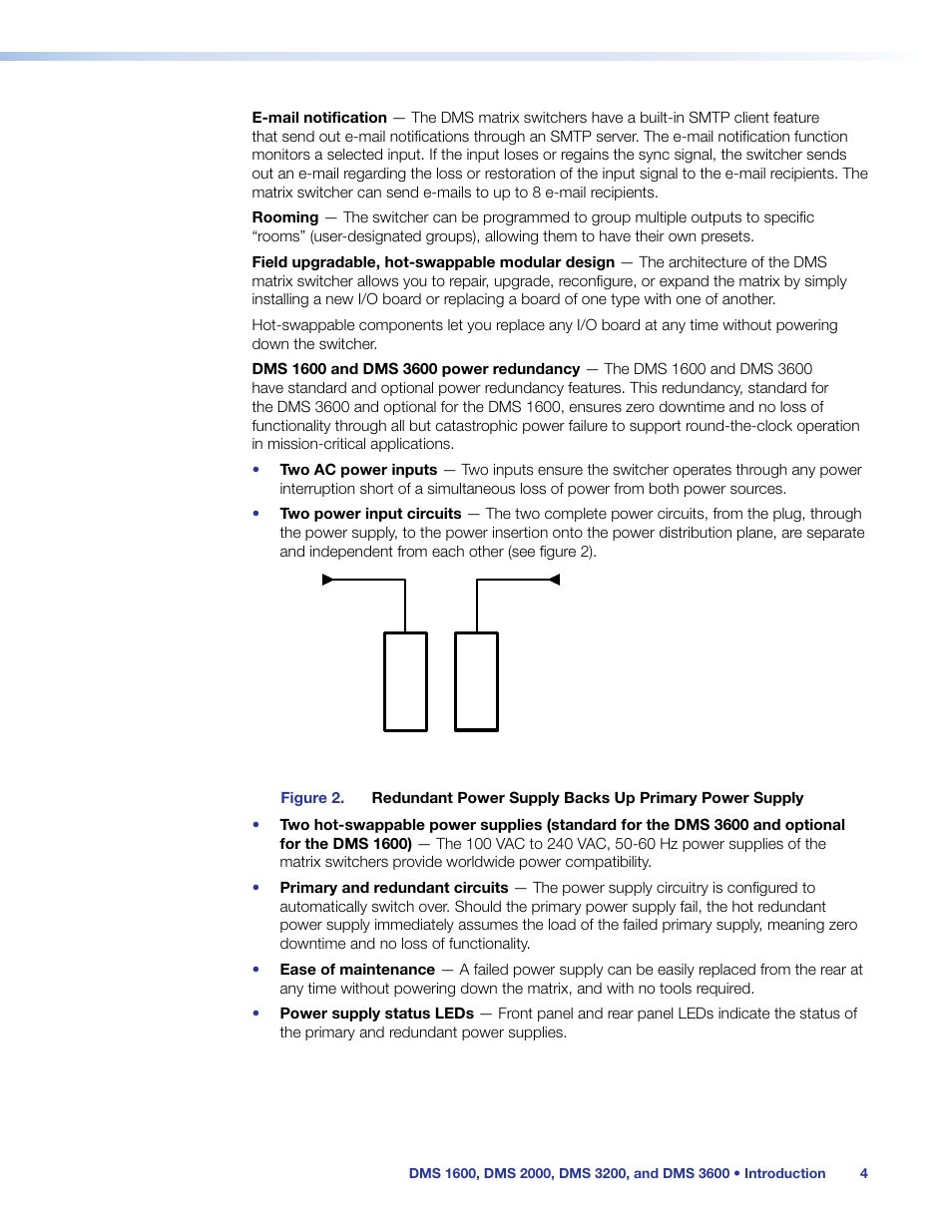 Extron Electronics DMS 1600_2000_3200_3600 User Guide User Manual | Page 10 / 121