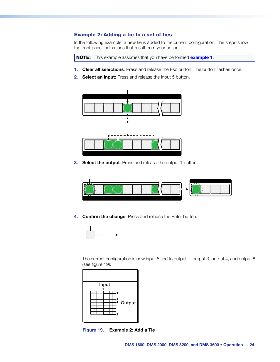 Changing a configuration | Extron Electronics DMS 1600_2000_3200_3600 User Guide User Manual | Page 30 / 121