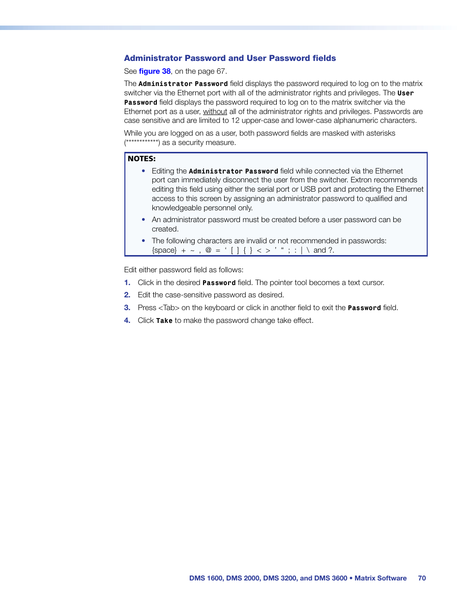 Extron Electronics DMS 1600_2000_3200_3600 User Guide User Manual | Page 76 / 121