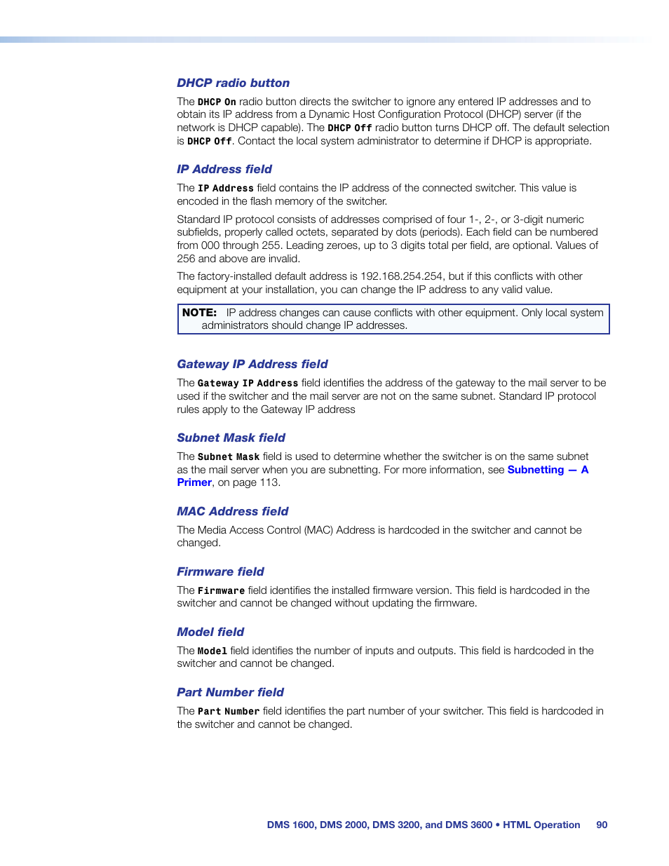 Extron Electronics DMS 1600_2000_3200_3600 User Guide User Manual | Page 96 / 121