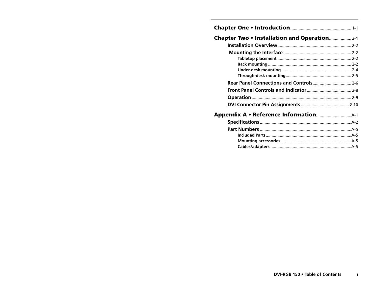 Extron Electronics DVI-RGB 150 User Manual | Page 4 / 14