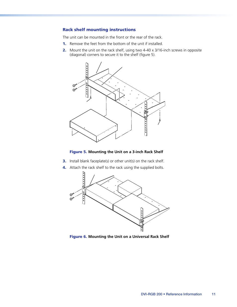 Figure 5, Figure 6 | Extron Electronics DVI-RGB 200 User Guide User Manual | Page 16 / 19