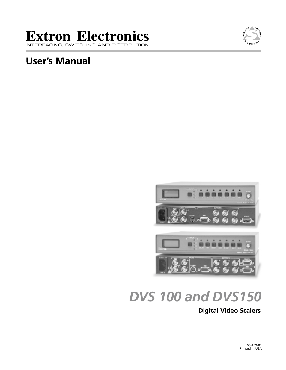 Extron Electronics DVS 150 User Manual | 42 pages