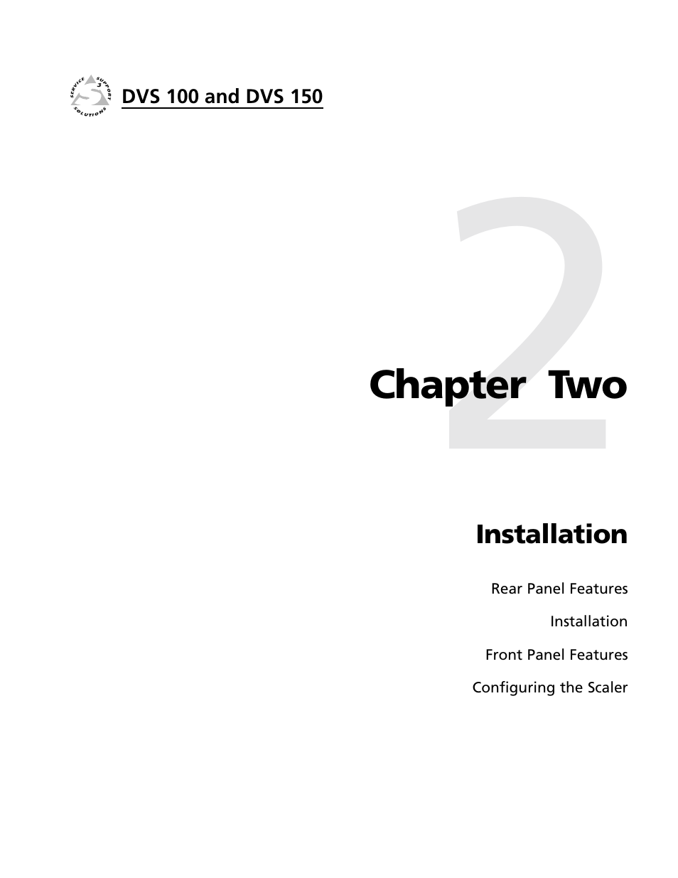 Extron Electronics DVS 150 User Manual | Page 11 / 42