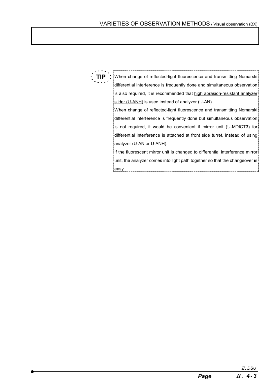 Olympus IX2-DSU BX-DSU User Manual | Page 43 / 84