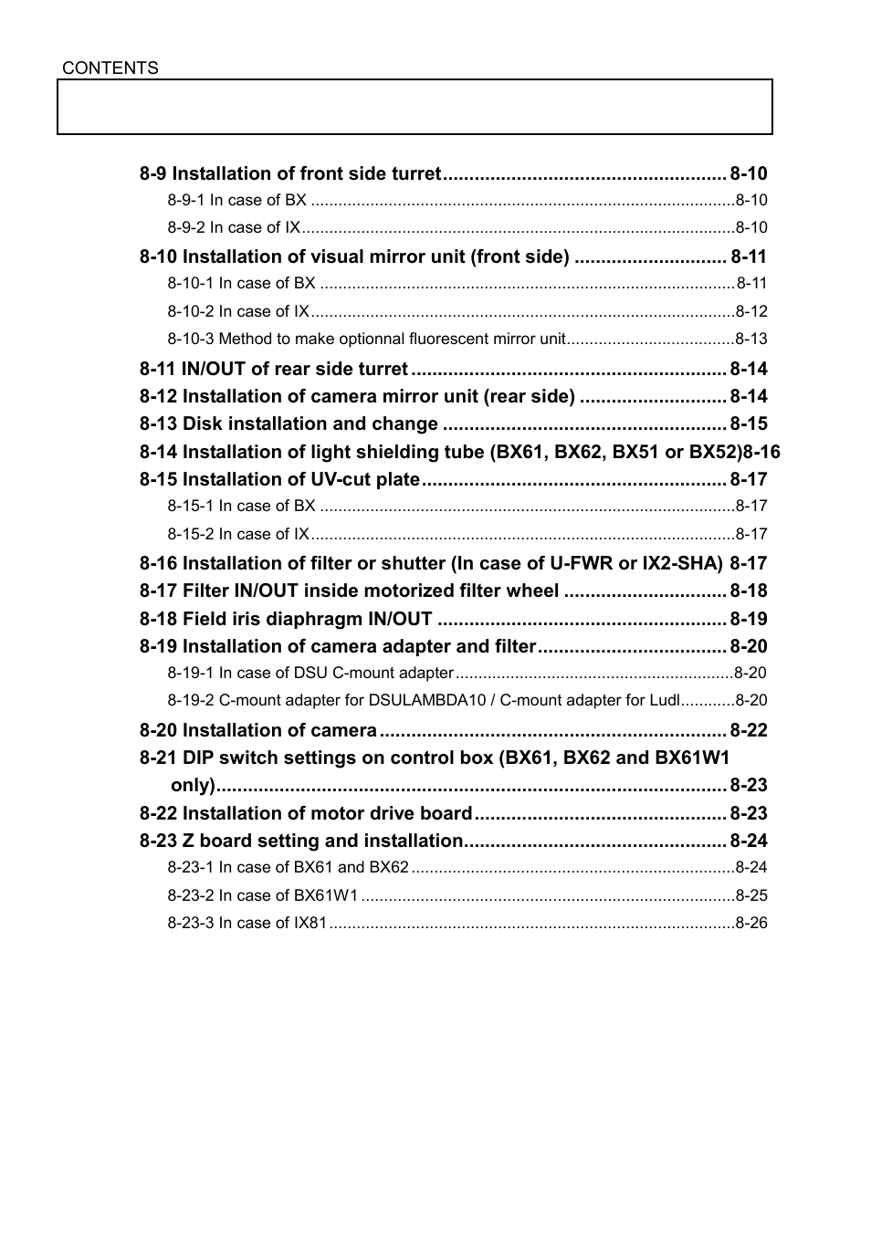 Olympus IX2-DSU BX-DSU User Manual | Page 6 / 84