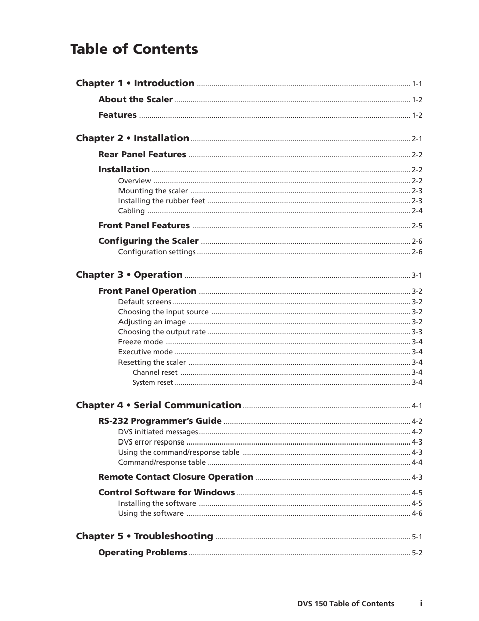 Extron Electronics DVS 150 User Manual | Page 5 / 38