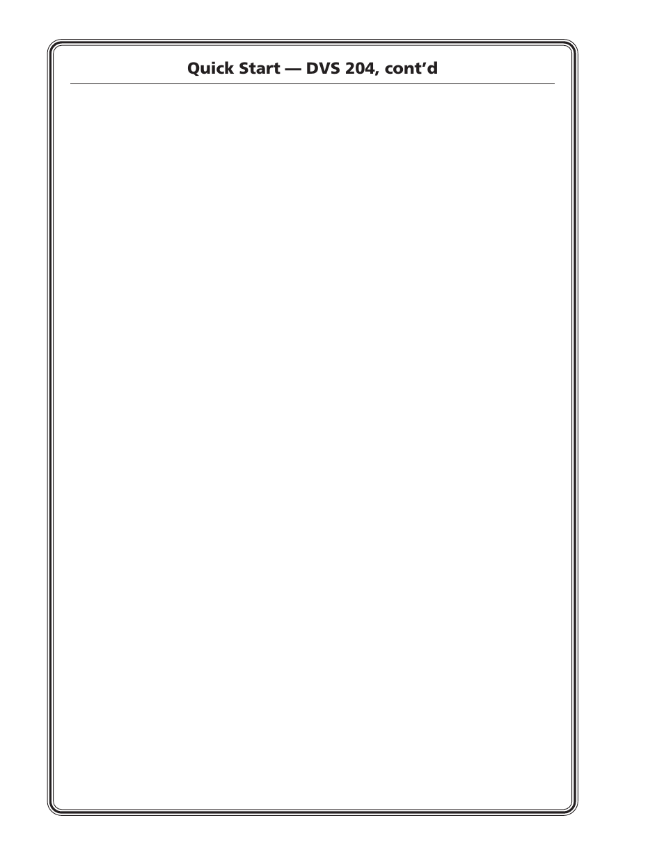 Extron Electronics DVS 204 Series User Manual | Page 4 / 52