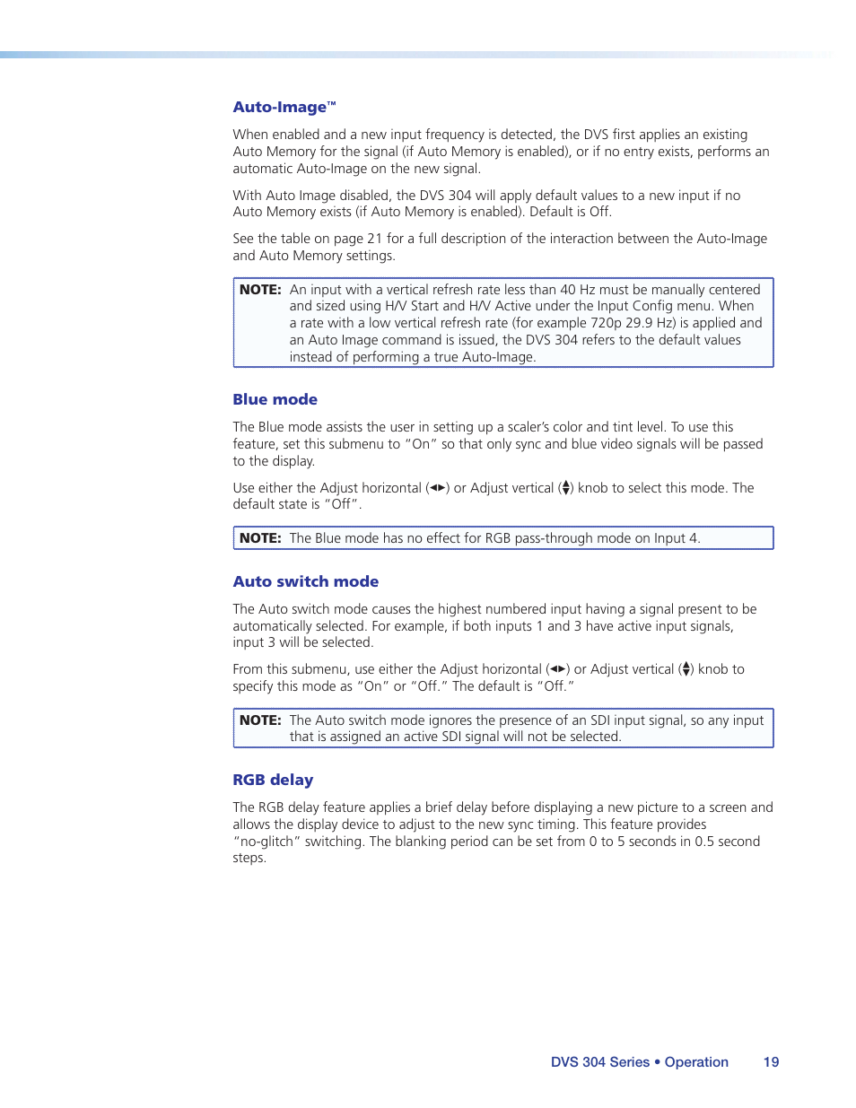 Extron Electronics DVS 304 Series User Guide User Manual | Page 24 / 92