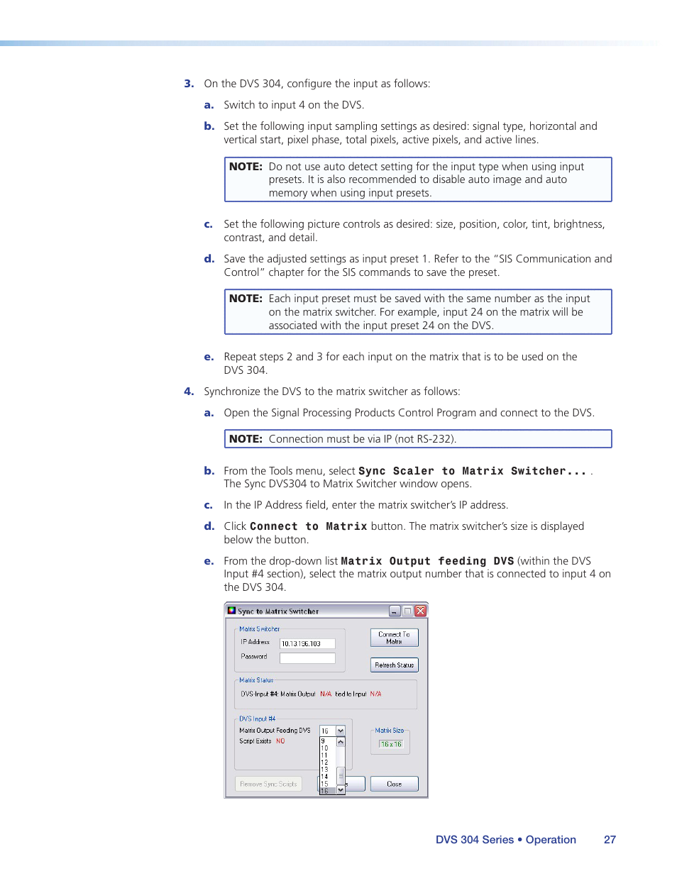 Extron Electronics DVS 304 Series User Guide User Manual | Page 32 / 92