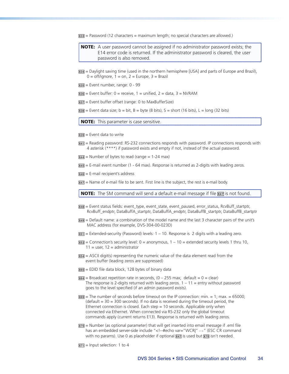 Extron Electronics DVS 304 Series User Guide User Manual | Page 39 / 92