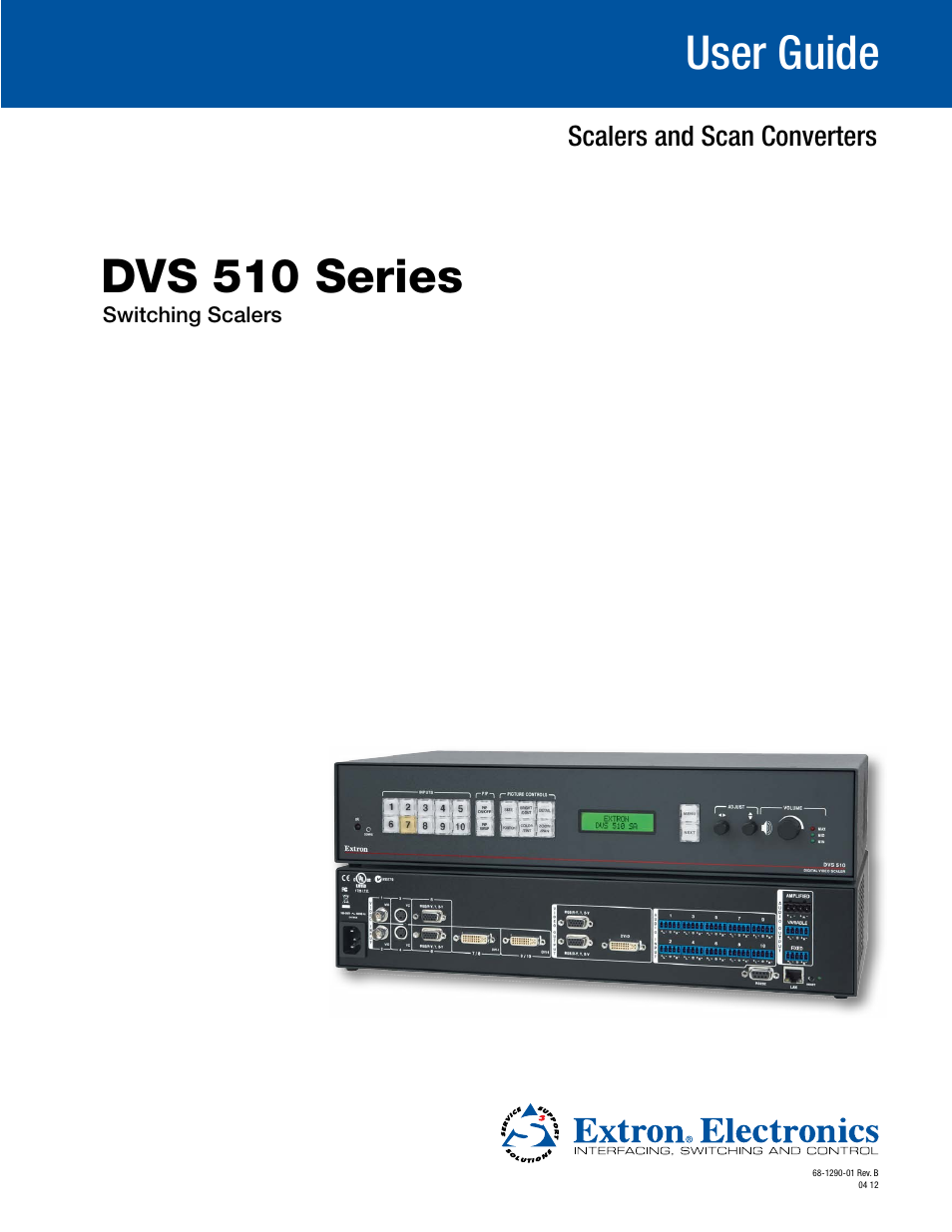 Extron Electronics DVS 510 Series User Guide User Manual | 128 pages