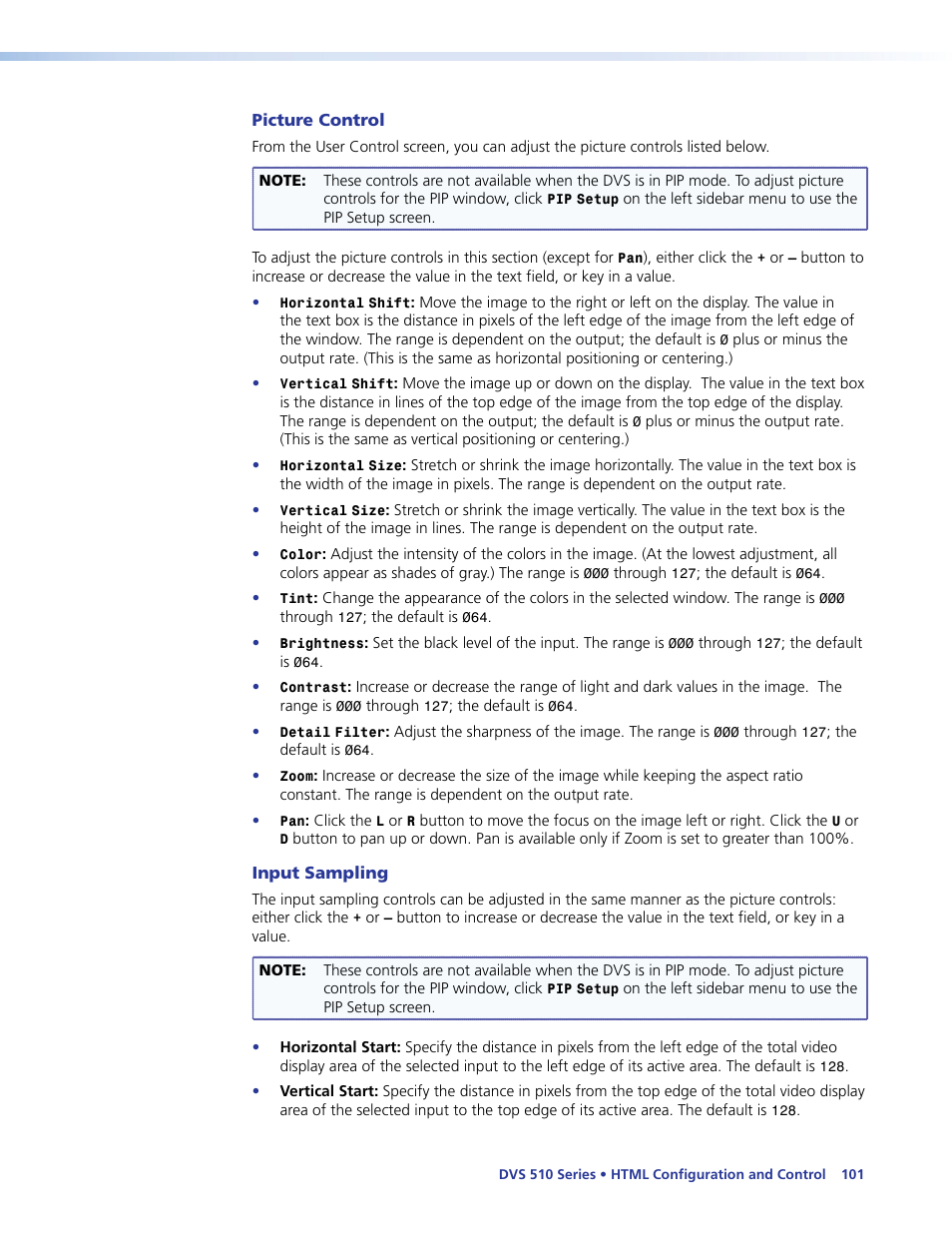 Extron Electronics DVS 510 Series User Guide User Manual | Page 107 / 128