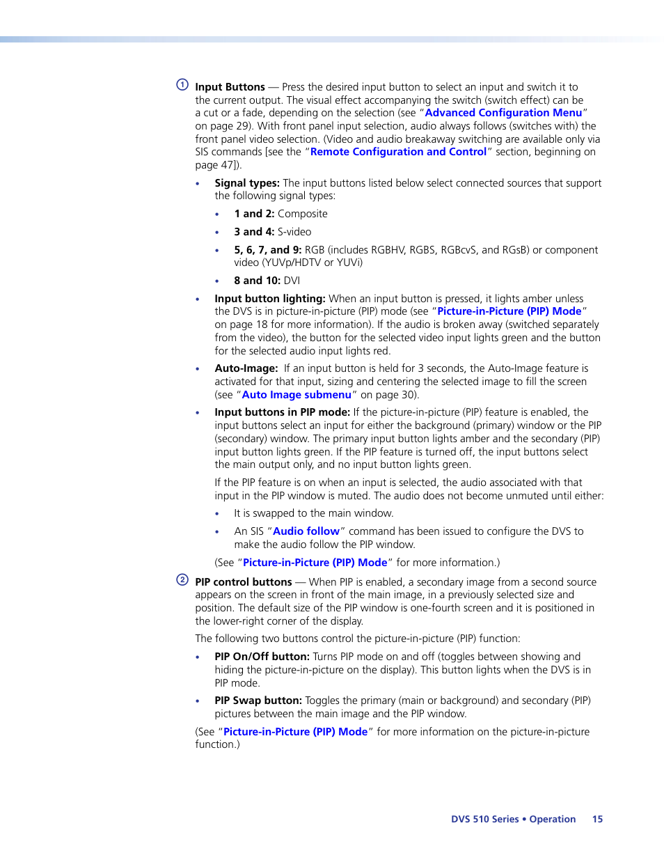 Extron Electronics DVS 510 Series User Guide User Manual | Page 21 / 128