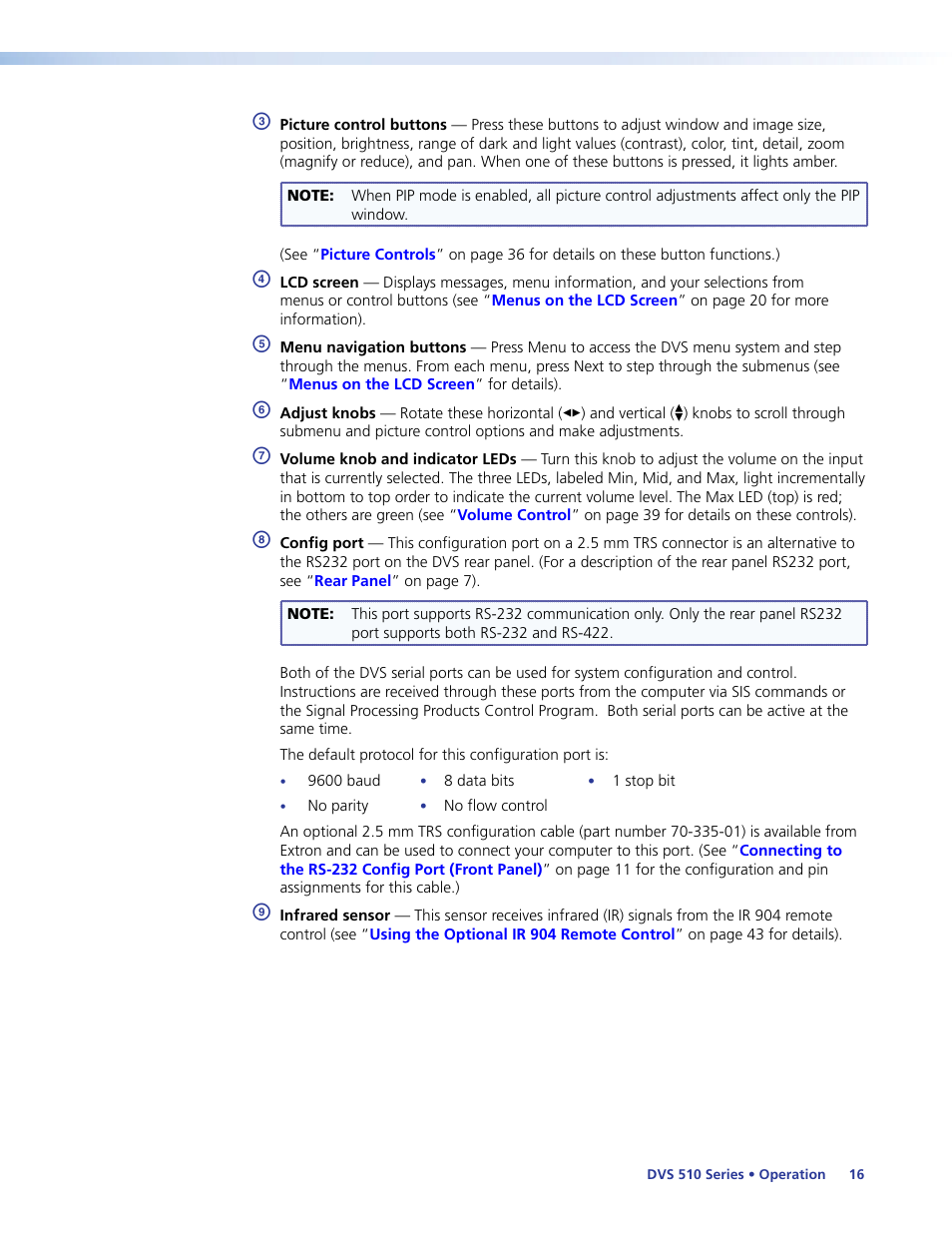 Config port | Extron Electronics DVS 510 Series User Guide User Manual | Page 22 / 128