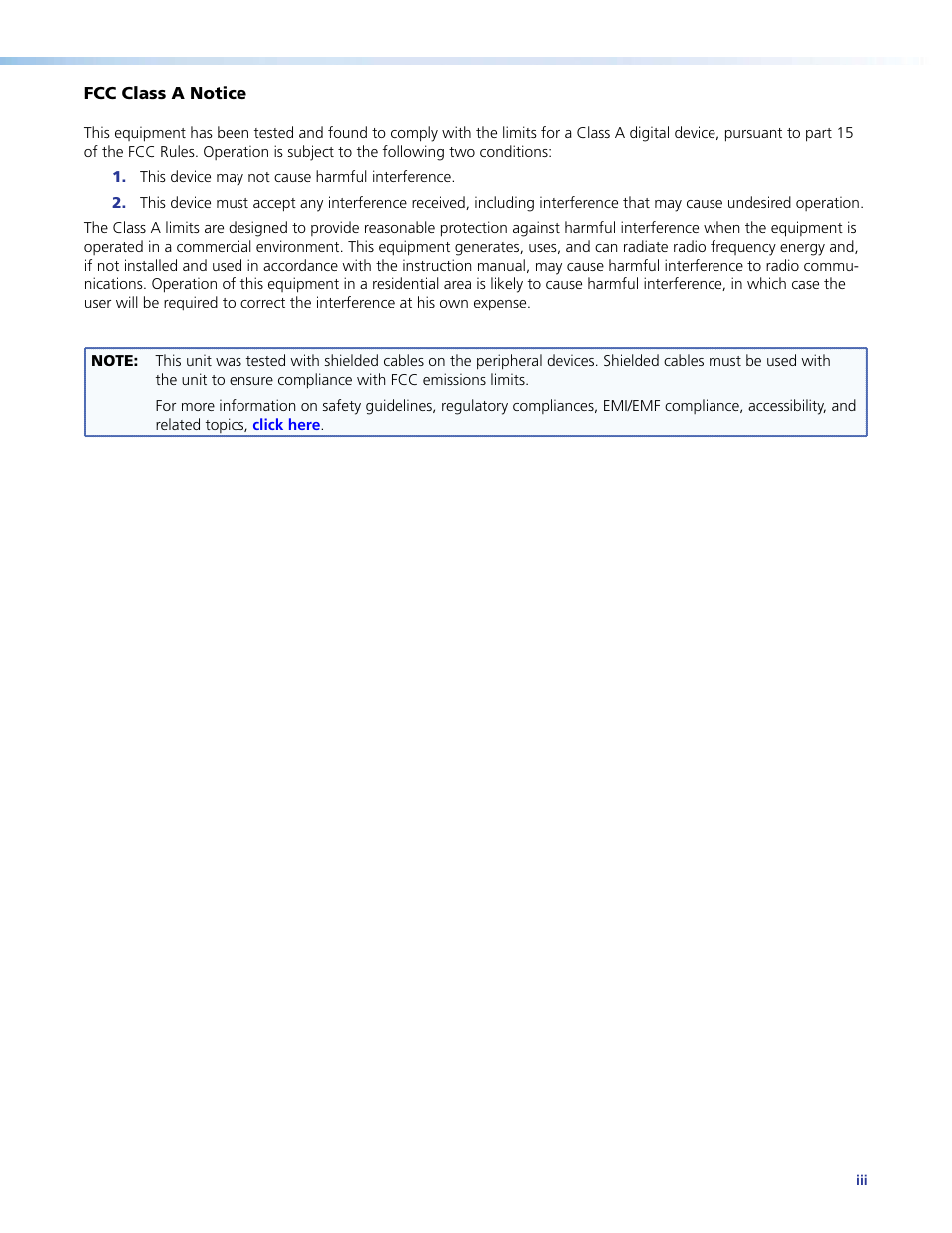 Extron Electronics DVS 510 Series User Guide User Manual | Page 3 / 128