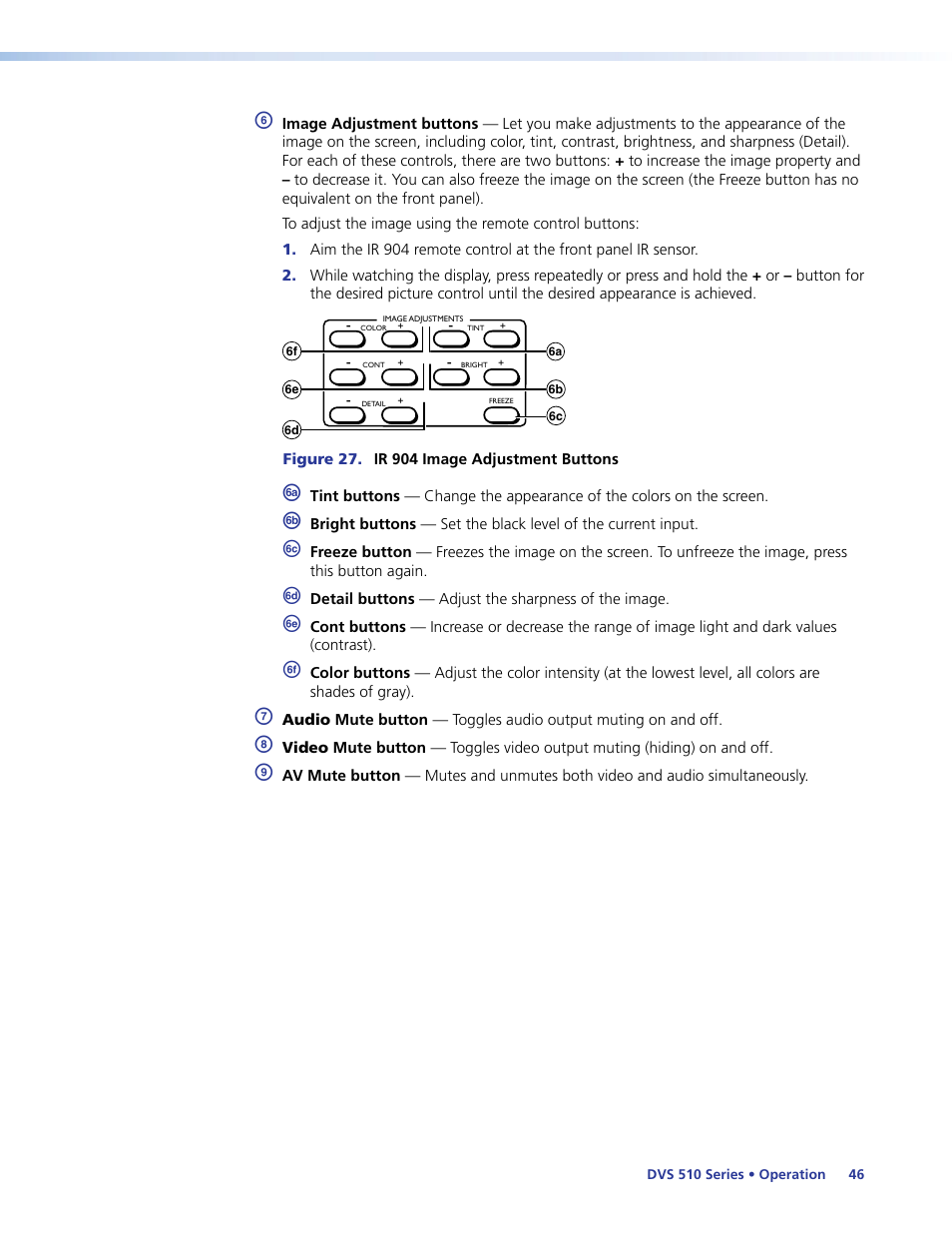 Extron Electronics DVS 510 Series User Guide User Manual | Page 52 / 128