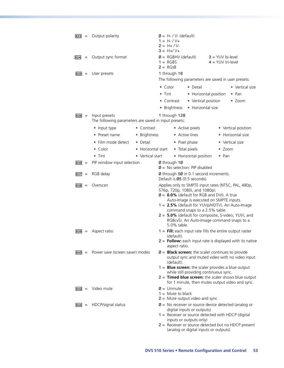 Extron Electronics DVS 510 Series User Guide User Manual | Page 59 / 128