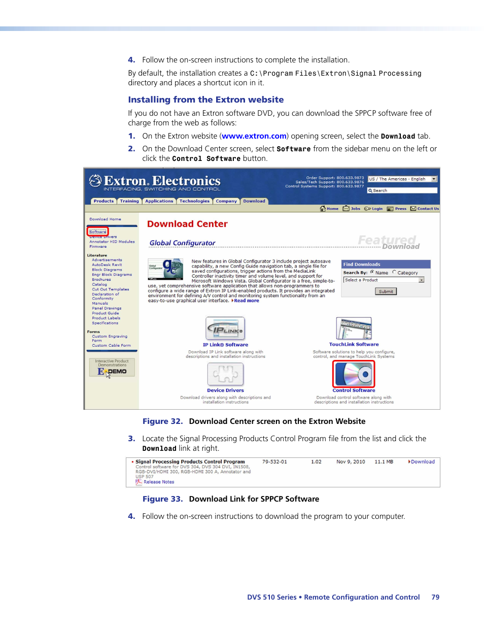 Extron Electronics DVS 510 Series User Guide User Manual | Page 85 / 128