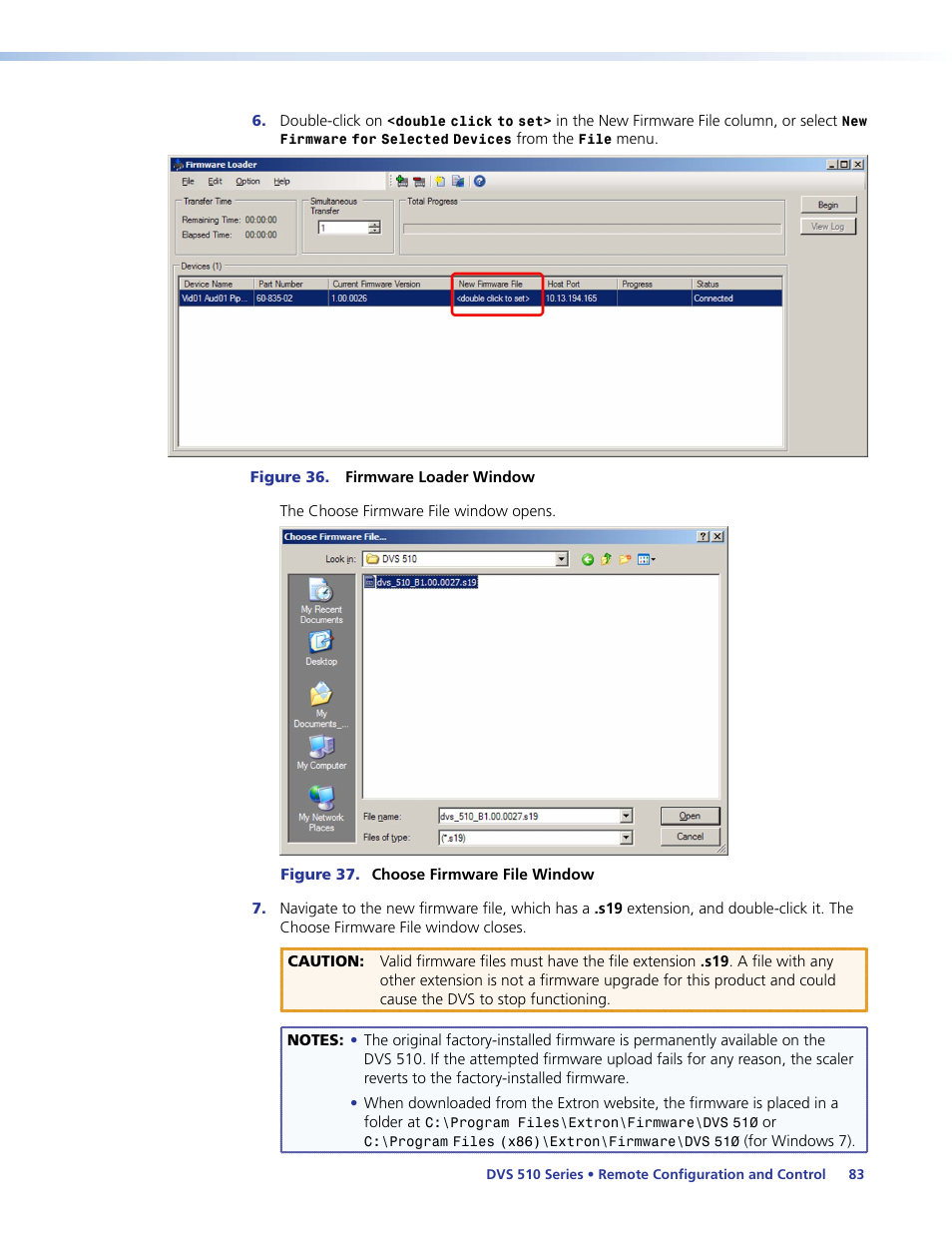 Extron Electronics DVS 510 Series User Guide User Manual | Page 89 / 128