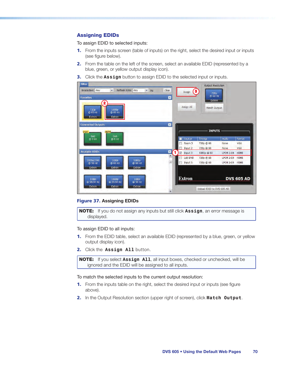 Extron Electronics DVS 605 User Guide User Manual | Page 76 / 98