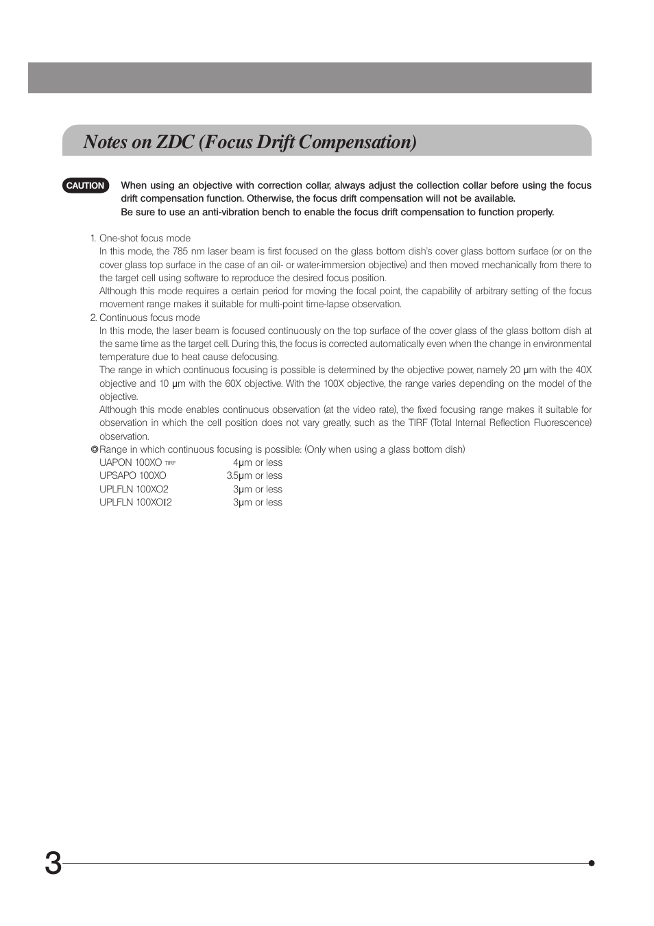 Olympus IX81-ZDC2 User Manual | Page 6 / 16