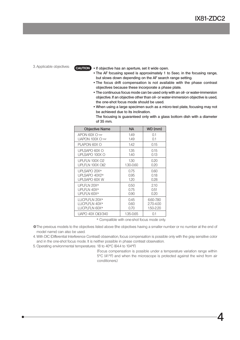 Ix81-zdc2 | Olympus IX81-ZDC2 User Manual | Page 7 / 16