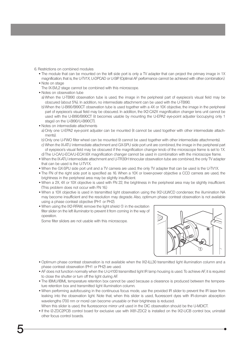 Olympus IX81-ZDC2 User Manual | Page 8 / 16