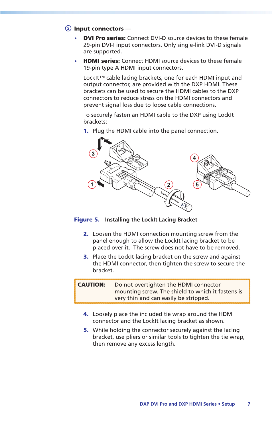 Connectors (see, Input connectors | Extron Electronics DXP DVI Pro Setup Guide User Manual | Page 13 / 48