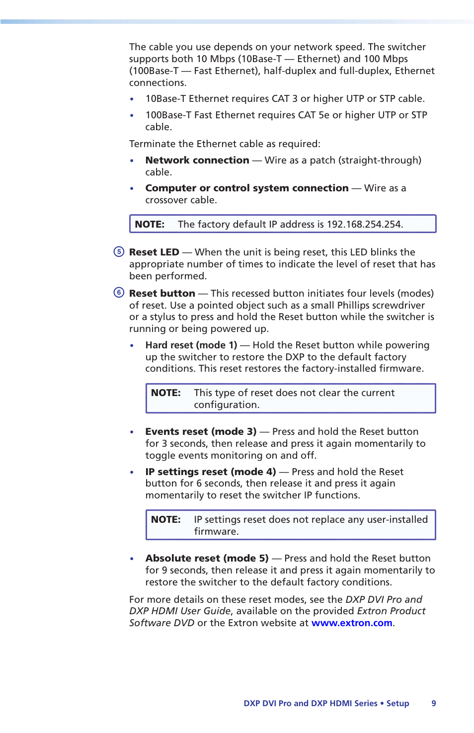 Extron Electronics DXP DVI Pro Setup Guide User Manual | Page 15 / 48