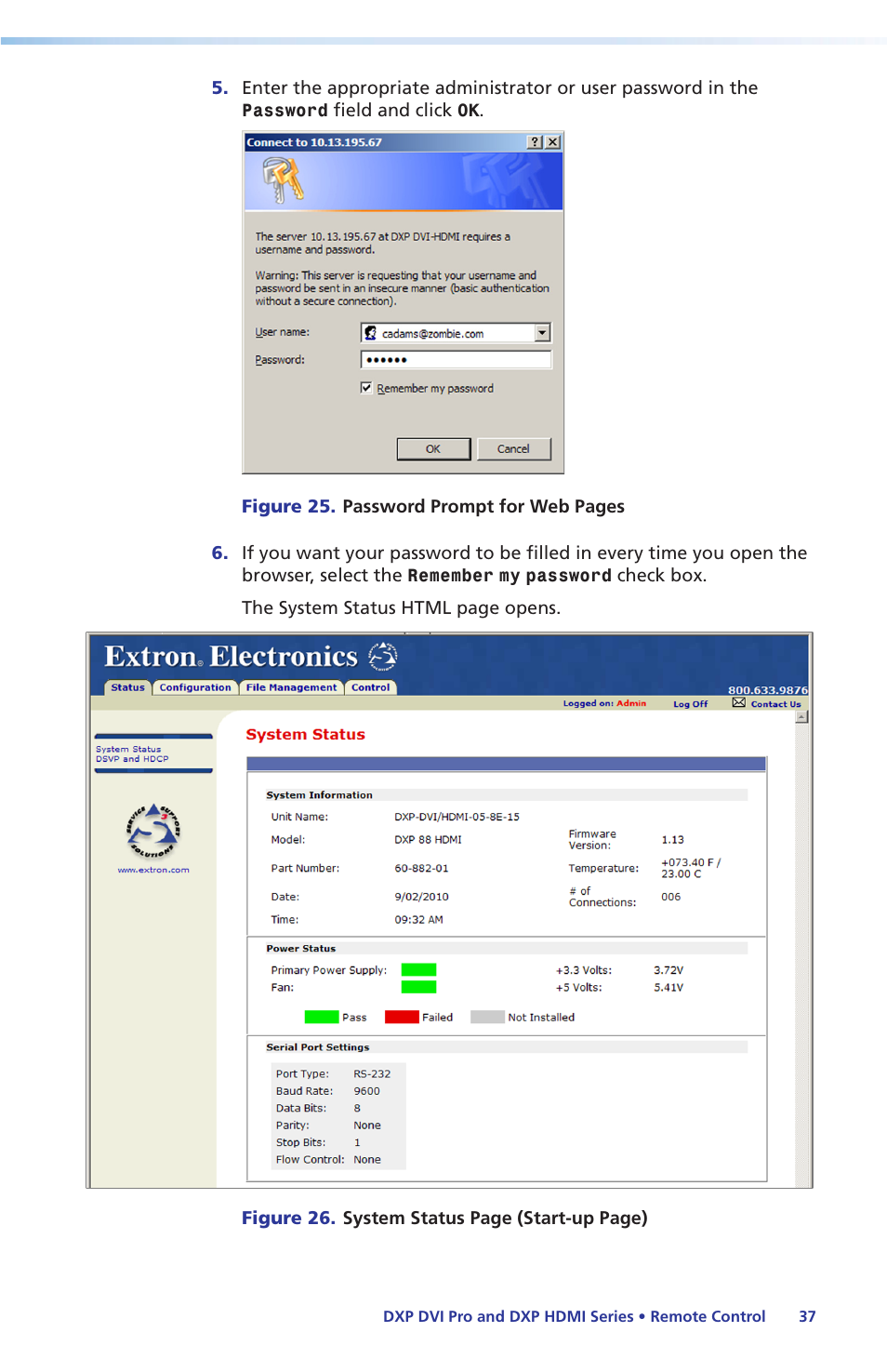 Extron Electronics DXP DVI Pro Setup Guide User Manual | Page 43 / 48