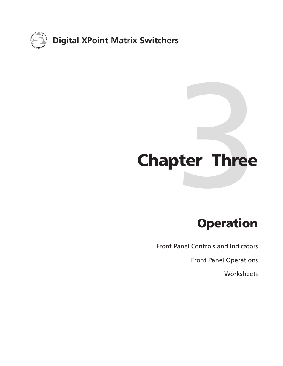 Chapter three • operation, Chapter 3 • operation | Extron Electronics DXP Series User Manual | Page 18 / 65