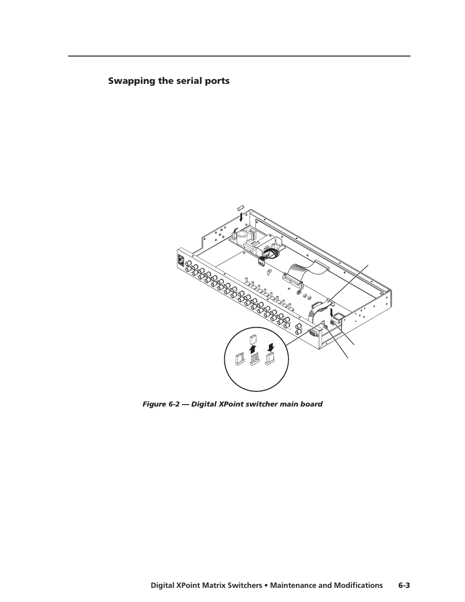 Swapping the serial ports | Extron Electronics DXP Series User Manual | Page 54 / 65