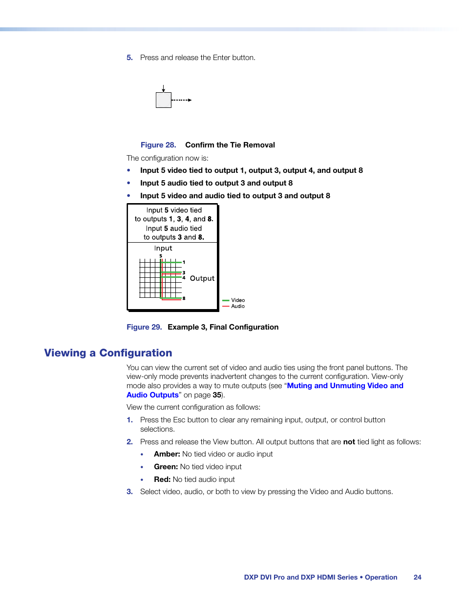 Viewing a configuration | Extron Electronics DXP HDMI User Guide User Manual | Page 30 / 136