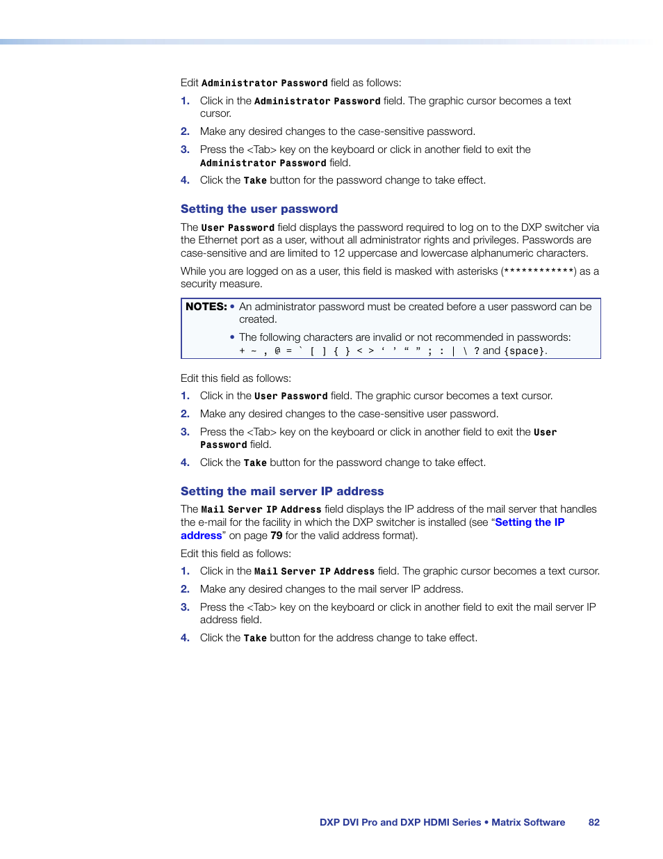 Extron Electronics DXP HDMI User Guide User Manual | Page 88 / 136