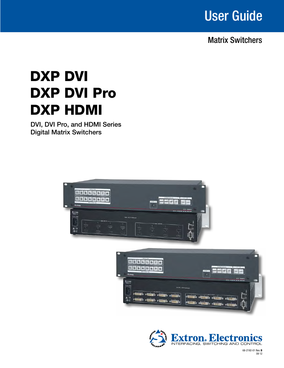 Extron Electronics DXP HDMI User Manual | 137 pages