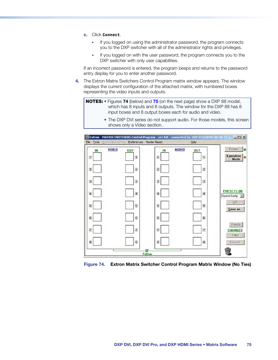 Extron Electronics DXP HDMI User Manual | Page 81 / 137